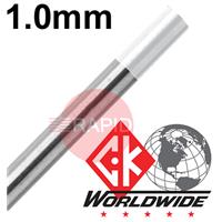 CK-T0407GZ CK 1.0mm x 175mm (.40 x 7 inch) 0.8% Zirconiated Tungsten