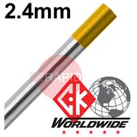 CK-T3327GL CK 2.4mm x 175mm (3/32 x 7inch) 1.5% Lanthanated Tungsten