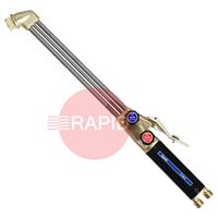 CUTTEX-75 GasiQ Cuttex Flat Handled Cutting Torch For Use With Acetylene or Propane Fuel Gas. 75° Head