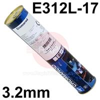 E31232 Elga Cromarod 312L Stainless Steel Electrodes 3.2mm Diameter x 350mm Long. 3.0kg Tin (89 Rods). E312L-17