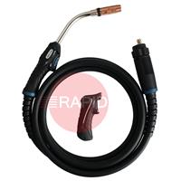 ERGOPLUS50 Trafimet ERGOPLUS 50 Air Cooled MIG Torch w/ Euro Connection, 500A CO2, 450A Mixed Gas