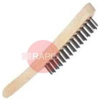 B55S3 Wire Brushes Stainless Steel 3 Row
