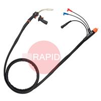 GXE508WA5 Kemppi Flexlite GXe K8 508W A Water Cooled 500A MIG Torch, w/ Euro Connection & GRE80 Torch Remote - 5m