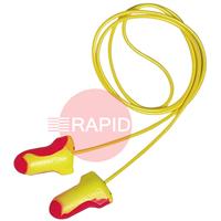 HOW3301106 Howard Leight Laser Lite Disposable Foam Corded Earplugs, 35 dB (Box of 100 Pairs) CE approved against EN 352-2:2002