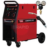 K14046-1P Lincoln Powertec 231C MIG Welder Ready to Weld Package - 230v, 1ph