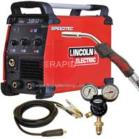 K14098-1P Lincoln Speedtec 180C 200A MIG Welder, with MIG Torch & Earth Clamp, 230v