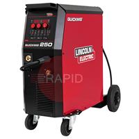 K14379-1 Lincoln QuickMig 250 Compact Power Source incl Ground Lead, Gas Hose & 0.8-1.0mm Drive Roll - 400v, 3ph