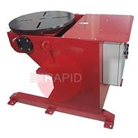 LPE0.5 Welding Positioner, 500Kg Capacity, 620mm Plate, 0 to 2 rpm, 240v