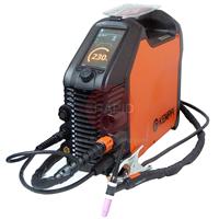 MT235ACDCGM-AP Kemppi MasterTig 235ACDC Ready to Weld Air Cooled 230A AC/DC TIG Welder Package - 110/240v