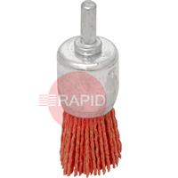 NYENDRED Abracs 24mm Filament End Brush - Red/Coarse