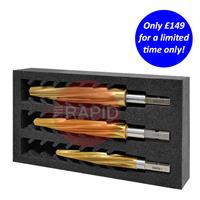 OD25-501030-3SET HMT VersaDrive Impact Reamer 3pc Set - OD25 Special Offer