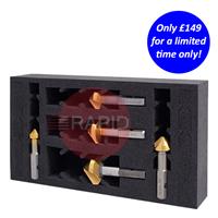 OD25-603060-5SET HMT VersaDrive Impact Countersink Set - OD25 Special Offer