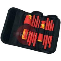 P05721 Ergo-Plus© VDE Approved Fully Insulated Interchangeable Blade Screwdriver Set