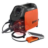 P23T225G8R Kemppi Minarc T 223 AC/DC GM TIG Welder Air Cooled Package, with TX 225G 8m Torch & Foot Pedal - 110/240v, 1ph
