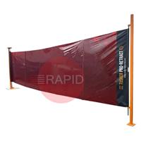PRO-RETRACT Tusker PRO-RETRACT Retractable Welding Screen - Up to 8m Span
