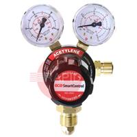 S21620009 GCE SmartControl Acetylene Regulator Bottom Entry, 1.5 Bar, G5/8“ LH Inlet, G3/8