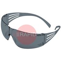SF202AF-EU 3M SecureFit 200 Safety Spectacles - Grey Lens with Anti-Fog, Anti-Scratch Coating EN 166:2001