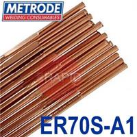 TCMO-24 Metrode CMo Steel TIG Wire, 2.4mm Diameter x 1000mm Cut Lengths, AWS A5.28 ER70S-A1, 5Kg Pack