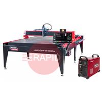 USEDLINC-CUTS1530PKG Used Lincoln Linc-Cut S 1530W 5ft x 10ft CNC Plasma Cutting Table with FlexCut 125 CE Plasma Package - Includes ½ Days Training