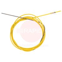 W012614 Kemppi Steel Yellow 5m Wire Liner, for 1.2-1.6mm Ferrous Wire