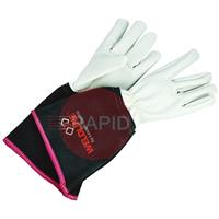 WG-TIG-8-CE-L Weldline Female TIG Flex Sensitive Welding Gloves, Size 8 - EN 388: 2016, EN 407: 2004