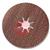 4-5650  4961 Sialox Fibre Disc Star Centre Hole B 115mm 36 Grit