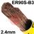 040403  ESAB OK Tigrod 13.17 2.4mm TIG Wire, 5Kg Pack, ER90S-B3