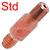 PAR-STF30  BINZEL 0.6mm M6 CONTACT TIP FOR MB25/36