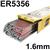 46930  Esab OK Tigrod 5356 Aluminium Tig Wire, 1.6mm Diameter x 1000mm Cut Lengths - AWS A5.10 R5356. 2.5kg Pack