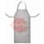 ROTO1230P  Welders Chrome Leather Apron With Ties. 42
