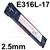 K14099-1MP                                          Bohler Fox EAS 4 M-A Stainless Electrodes 2.5mm Diameter x 350mm Long, 2Kg Vacpac (94 Rods) E316L-17