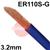 3010300473  Low Alloy Steel TIG Wire, 3.2mm Diameter x 1000mm Cut Lengths - AWS A5.28 ER110S-G, 5Kg Pack