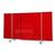 LINCOLN-EDUCATION-MIG  CEPRO Robusto Triptych Welding Screen with Orange-CE Curtain - 3.6m Wide x 2.2m High, Approved EN 25980