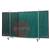 308060-0050  CEPRO Robusto Triptych Welding Screen with Green-6 Curtain - 3.6m Wide x 2.2m High, Approved EN 25980
