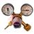 37081200  GasiQ Minex Argon/Mix DIN Std. Regulator. 30Lpm. W21.8 x 1/14
