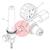 37101300  GasiQ TIGEX I Argon/Mix Regulator. 34Lpm. W21.8 x 1/14