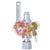37374000  GasiQ Optimator 300 Bar Argon / Argon Mix Gas Saver Side Entry Regulator. 34Lpm. NEVOC Cylinder Connection. G3/8