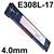 7-3291  Bohler FOX EAS 2-A Stainless Steel Electrodes 4.0mm Diameter x 350mm Long. 2.0kg Vacpac. E308L-17