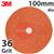 NM53  3M 787C Fibre Disc, 100mm Diameter, 36+ Grit, Box of 25