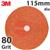ORBPIPEVC  3M 787C Slotted Fibre Disc, 115mm (4.5