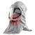 672050  Optrel Softhood Long Protective Hood With Fresh Air Connection & Chest/Shoulder Protection - Grey