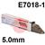 790042027  Lincoln Electric Conarc 49C Low Hydrogen Electrodes 5.0mm Diameter x 450mm Long. 15.9kg Carton (3 x 5.3kg 50 Rod Packs). E7018-1 H4R