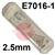 RO10150  Lincoln Electric Conarc 51 SRP Low Hydrogen Electrodes 2.5mm Diameter x 350mm Long. 1.3kg Pack, E7016-1 H4R