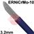 6011100601  Nickel Alloy TIG Wire, 3.2mm Diameter x 1000mm Cut Lengths - AWS A5.14 ER NiCrMo-10, 5Kg Pack