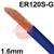 6031100490  Low Alloy Steel TIG Wire, 1.6mm Diameter x 1000mm Cut Lengths - AWS A5.28 ER120S-G, 5Kg