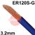 6031100492  Low Alloy Steel TIG Wire, 3.2mm Diameter x 1000mm Cut Lengths - AWS A5.28 ER120S-G, 5Kg