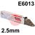 519273  Lincoln Omnia 46 Rutile Electrodes E6013, 2.5mm Dia 350mm Long 14.4kg Carton (3 x 4.8kg 250 piece Packs), ISO 2560-A: E 38 0 R 11