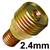 0000101764  Kemppi Small Housing for Tightening Bush - Gas Lens, 2.4mm (Pack of 5)