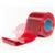 MARKERS  Red PVC Welding Strip Curtain 300mm x 2mm x 50m Roll