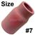 122.9058  Cup Alumina, Size #7, 11mm Bore x 32.6mm Long, 2 Series Gas Saver